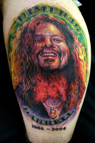 Looking for unique Tattoos? Dimebag. click to view large image