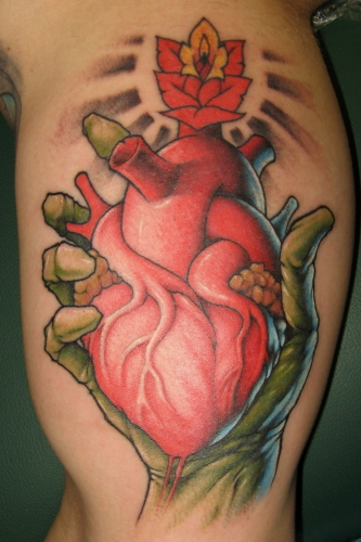 Off the Map Tattoo Tattoos BioOrganic have a heart