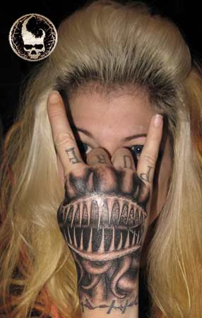 Famous Women Hand Tattoos