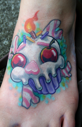 cartoon tattoo. Cartoon Tattoos, Custom