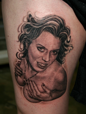Keyword Galleries Black and Gray Tattoos Portrait Tattoos Pin Up Tattoos