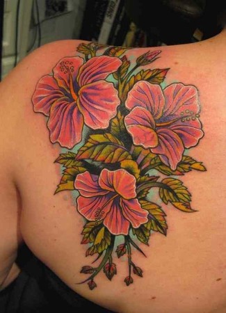 Tattoos Massachusetts Floral tattoo by Ben Pease