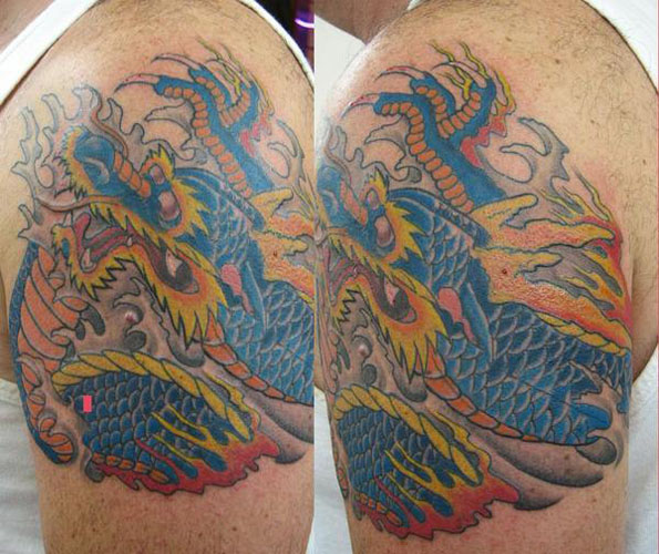 japanese dragons tattoos