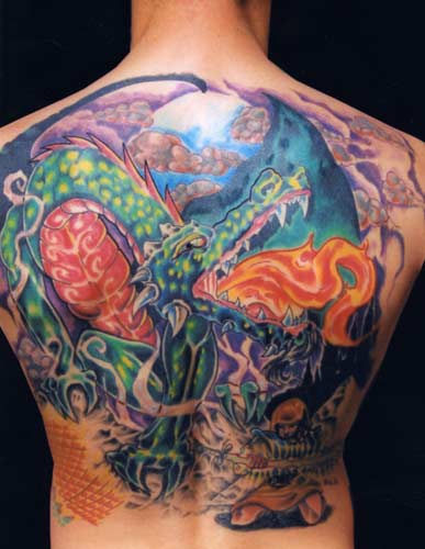 Keyword Galleries: Color Tattoos, Fantasy Tattoos, Fantasy Dragon Tattoos, 