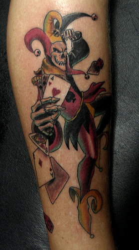Looking for unique Vinny Burkhart Tattoos? Jester