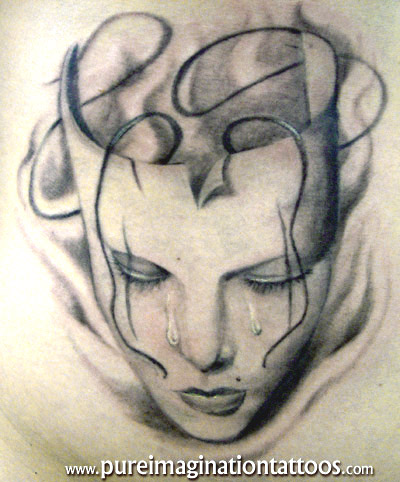 Tattoos Flash on Off The Map Tattoo   Tattoos   Realistic   Boog Mask