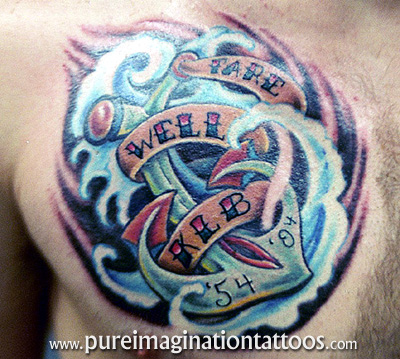 Keyword Galleries Color Tattoos Lettering Tattoos Traditional Old School 