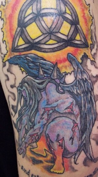 Tattoos · Page 1. kneeling archangel. Now viewing image 138 of 298 previous 