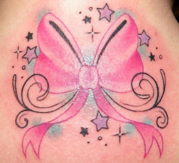 A bow, stars and swirlys!! Keyword Galleries: Color Tattoos, 