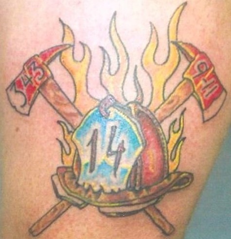 I've never a had a firefighter tattoo firefighter tattoos pictures before