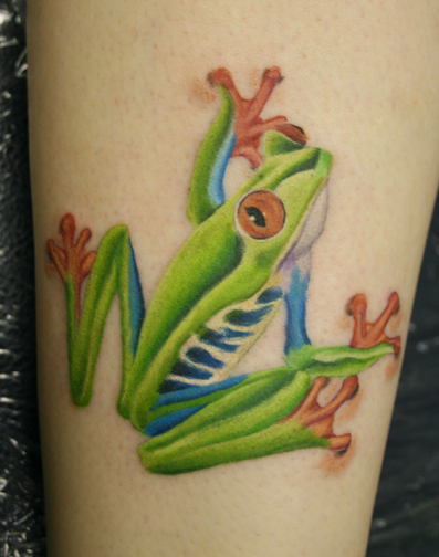 tree frog tattoo. Tattoo Andy - Tree Frog