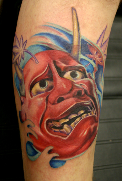 Labels: Japanese Hannya Tattoo Art mikes tattoos and body piercing tattoos