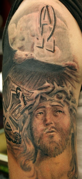 Comments patriotic and religious half sleeve