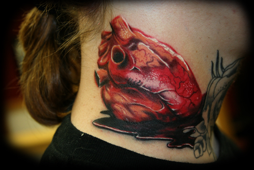 Jesse Rix - Human heart in progress. Keyword Galleries: Color Tattoos, 
