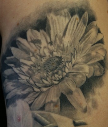 daisy flower tattoo. Flower Tattoos,