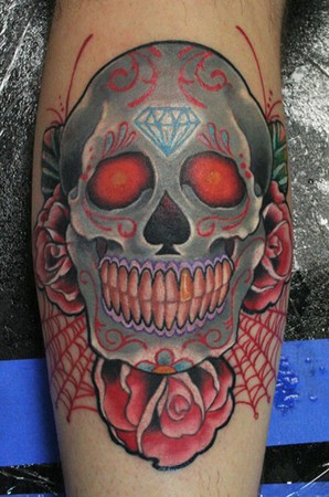 Secret Lake Tattoo : Tattoos : Religious : Sugar skull