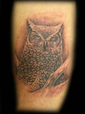 owl tattoo. Jesse Rix - Owl Tattoo