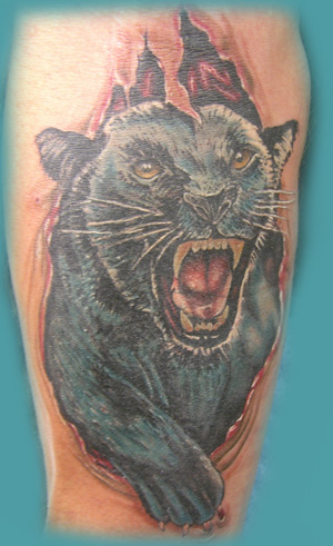 cool sister tattoos panther