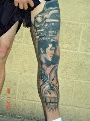 Tattoos Car tattoos Elvis