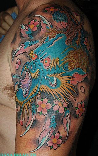 pics of dragon tattoos dragon