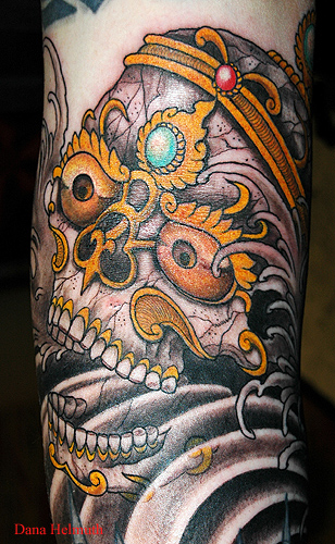 Skull Tattoos tibetan skull