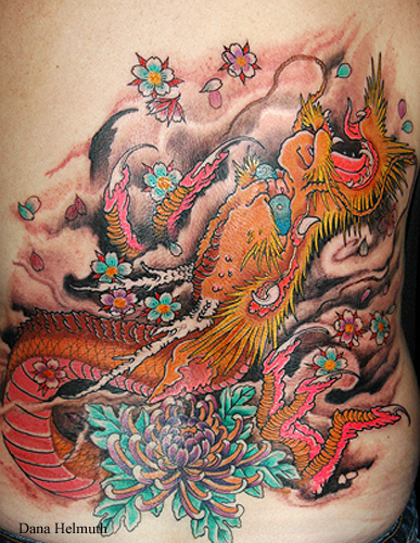 Labels: Japanese Dragon Tattoo Design Color