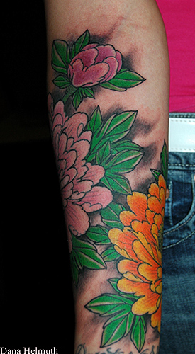 peony flower tattoo. Flower Tattoos,