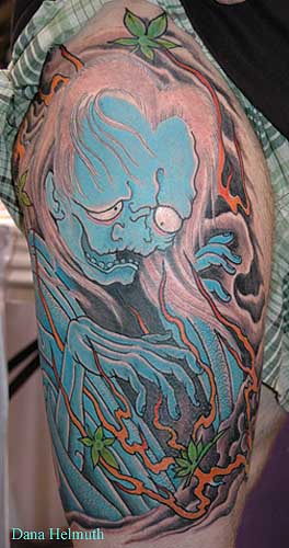 Looking for unique Tattoos? yurei. main view of yurei,=ghost