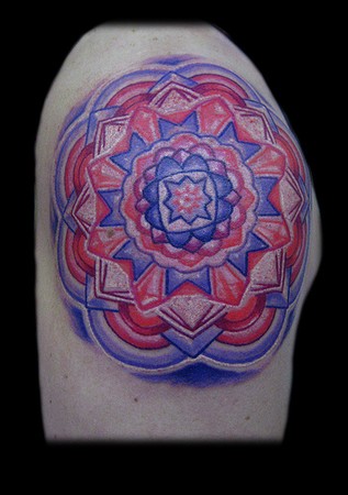 Maori Moko Tattoo and British Trickster Tattoo Tattoos - Annie Mess - Mandala · click to view large image · email this page to a friend