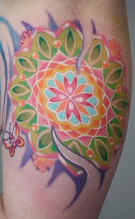 < previous | next > Looking for unique Tattoos? Lizzy's mandala.