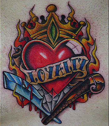 Crown Heart Tattoo - Photo Wall