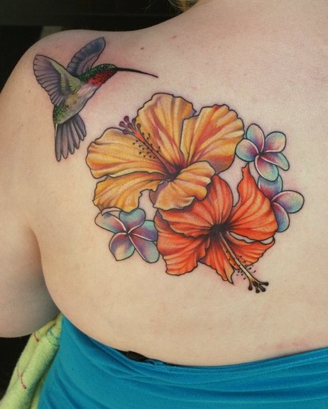 tattoos of hummingbirds and flowers. Tattoos Of Hummingbirds And