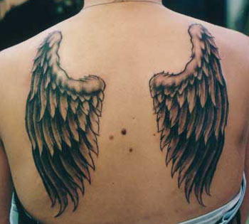 graffiti angel tattoo