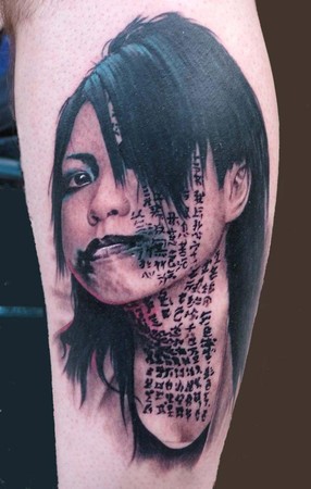 Looking for unique Realistic tattoos Tattoos Script Face Tattoo