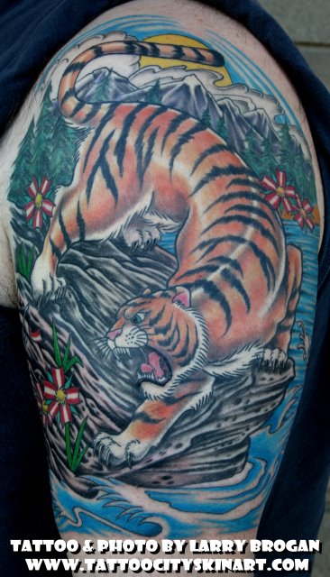 tigers tattoos. Animal Tiger tattoos,