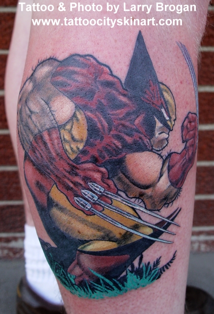 Cartoon Tattoos Wolverine