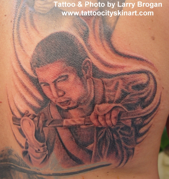 Off the Map Tattoo Tattoos Dark Skin Zatoichi the blind samurai