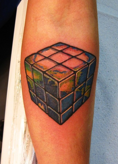 Rubics Cube Tattoos