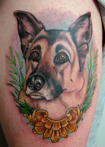 Looking for unique Stina Sardinha Tattoos Dog Portrait