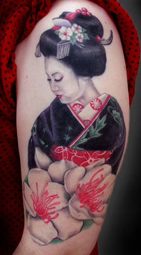 geisha tattoo 