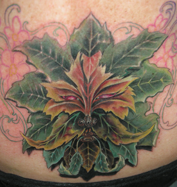Looking for unique Tattoos? Green man click to view large image