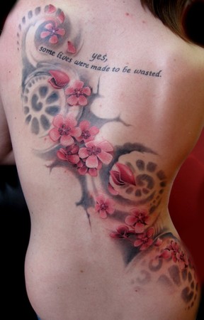 Looking for unique Flower tattoos Tattoos? Cherry blossom back