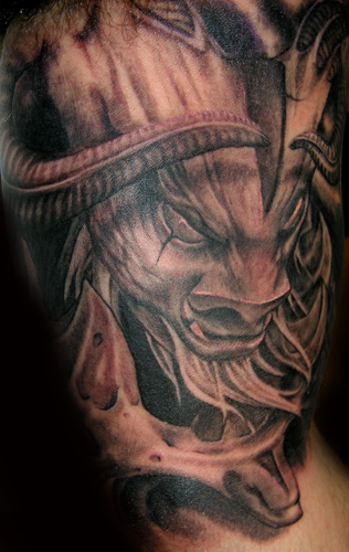 Looking for unique Black and Gray tattoos Tattoos? Minotauro