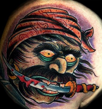 Looking for unique Traditional American tattoos Tattoos? Pirate Tattoo