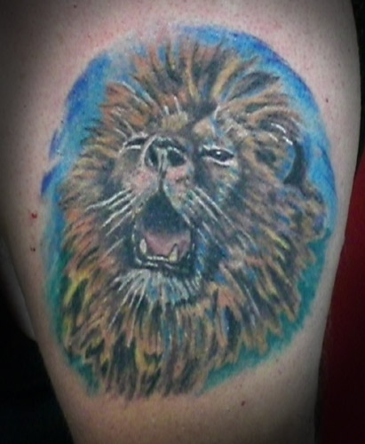 Johnny Love lion portrait by johnny love Keyword Galleries Color Tattoos