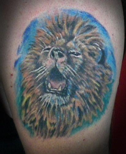 Johnny Love lion portrait by johnny love Keyword Galleries Color Tattoos 