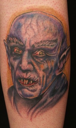 Nosferatu, Count Orlok (Max Schreck) Tattoo