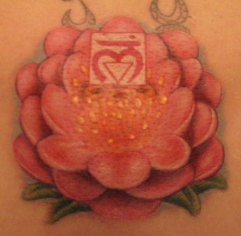 Comments: Yoga Lotus with Chakra Symbol Tattoo