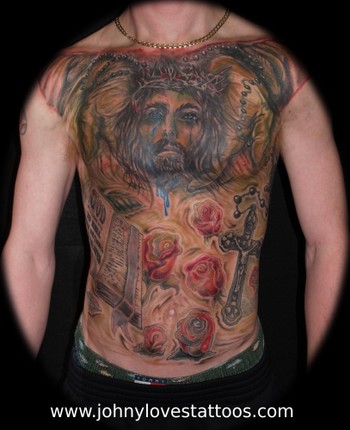 tattoos of jesus face