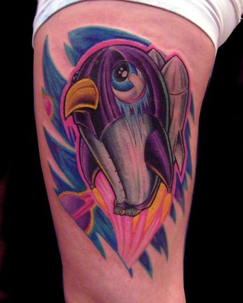 I spent ten minutes Image-Googling "science tattoos," in the hopes that. Tattoos - Chad Stone - Robot Penguin IN SPAAACE! click to view large image · email 